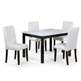 Dining Table With 4 Upholstered Side Chairs