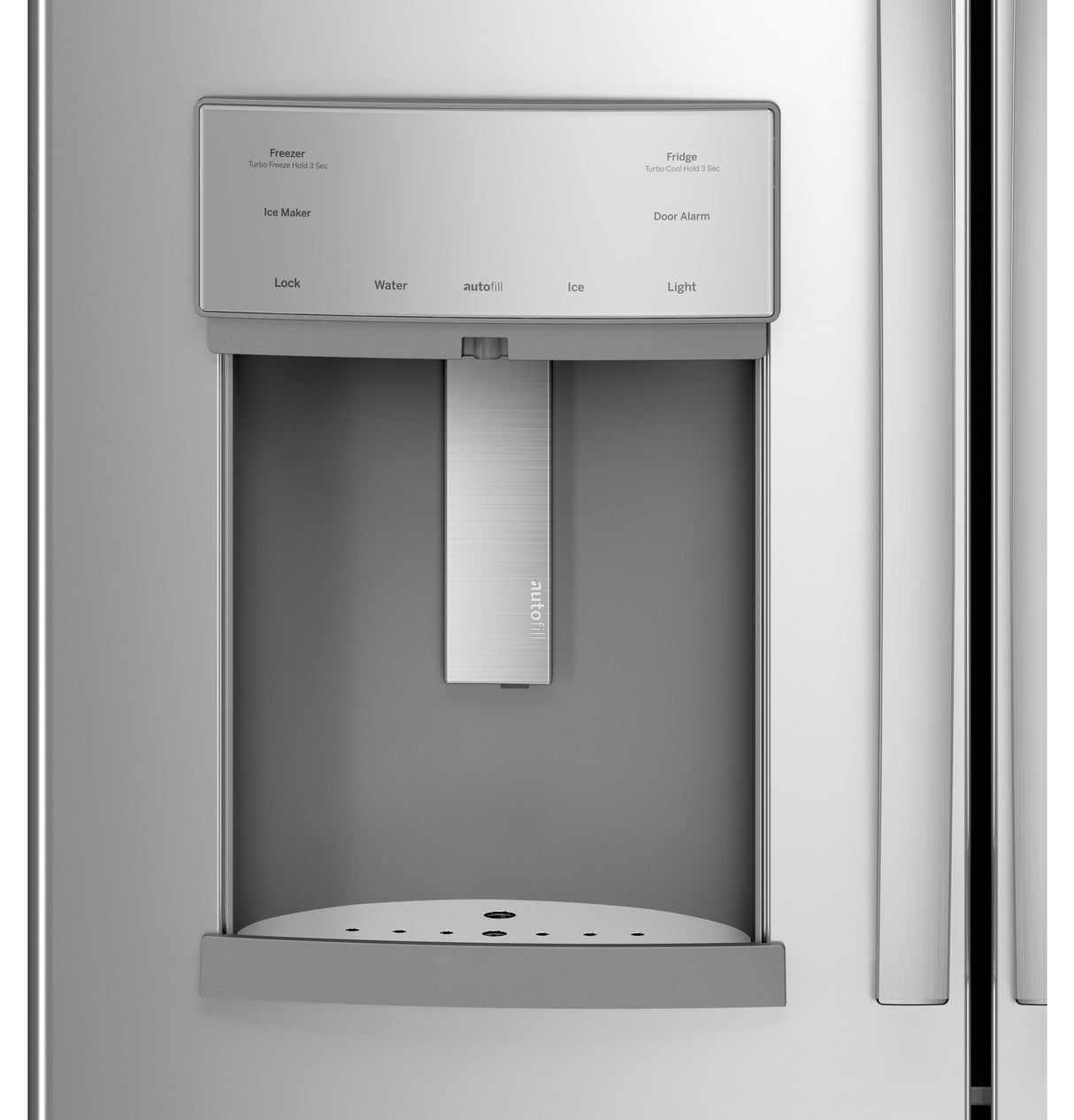 GE Profile(TM) Series ENERGY STAR(R) 27.7 Cu. Ft. Fingerprint Resistant French-Door Refrigerator with Hands-Free AutoFill - (PFE28KYNFS)