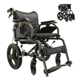 Lightweight Foldable Transport Wheelchair For Adults,Square Tube Design
