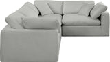 Comfy - 4 Piece Linen Fabric Modular Sectional