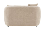 Keith - Chenille Loveseat With 2 Matching Color Toss Pillows