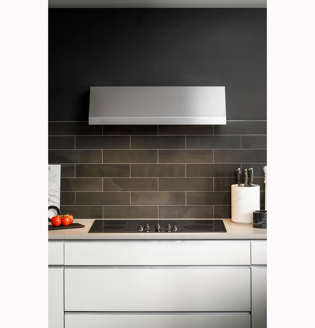 GE Profile UBW36YIEWSS range hood - dimensions and detail