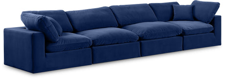 Comfy - Velvet Modular Sofa 4 Seats