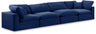 Comfy - Velvet Modular Sofa 4 Seats