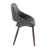 Fabrizzi - Accent / Dining Chair (Set of 2) - Dark Walnut Wood