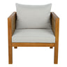 2 Piece Outdoor Armchair Set With Cushion