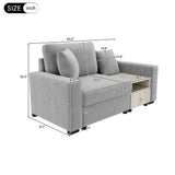 Modular Sofa Couch With Storage Armrest And Center Console