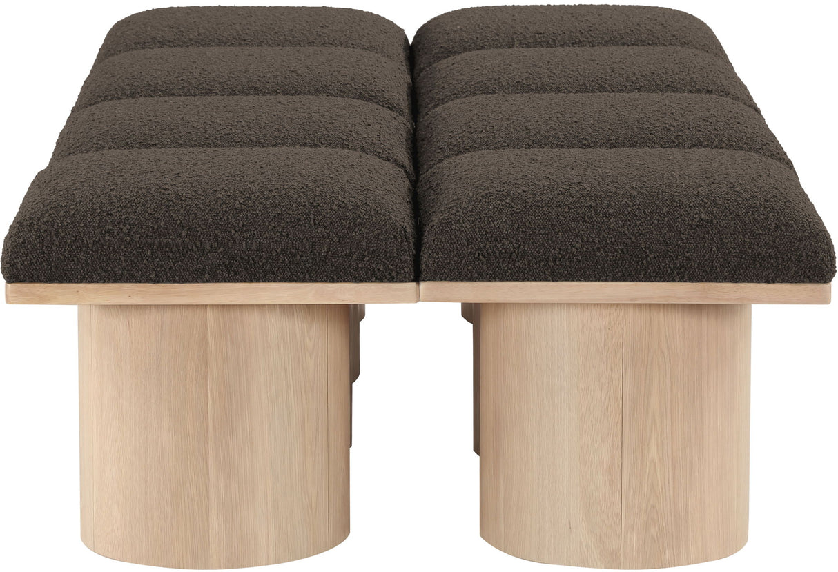 Pavilion - 8 Piece Modular Bench With Natural Base