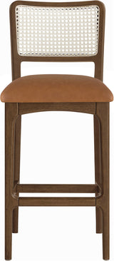 Atrium - Upholstered Bar Stool (Set of 2) - Brushed Brown Frame