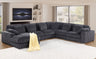 Nadine - Corduroy Modular Corner Sectional Sofa With Left Facing Chaise