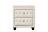 Sophia - 2 Drawer Upholstered Nightstand