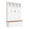 Hall Tree With 4 Hidden Cabinets