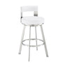 Flynn - Swivel Bar Stool - Brushed Steel