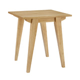 Sleek Minimal Solid Wood Side Table
