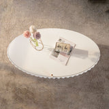 Fluted Storage Table With Lift Off Lid