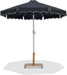 Amalfi - Aluminum Patio Umbrella - Light Brown Base / White Pole