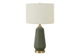 Lighting, Table Lamp, Green Ceramic, Contemporary - Green