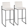 Fuji - Contemporary High Back Barstool Elegant Design