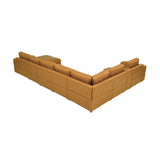 Modular Sectional With Large Square Arms, Custom Configuration