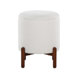 Daniella - Wood Storage Ottoman