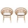 Cyril - Outdoor Papasan Style Dining Chair (Set of 2)