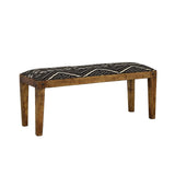 Upholstered Bench - Black