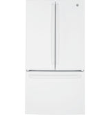 GE(R) ENERGY STAR(R) 27.0 Cu. Ft. French-Door Refrigerator with Internal Water Dispenser - White- (GNE27JGMWW)