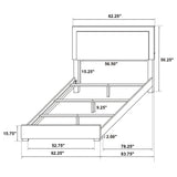 Jeremiah - LED Panel Bed With Touch Controlled Lighting