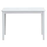 Fidelity - 5 Piece Dining Set - White & Gray