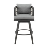Zella - Outdoor Patio Swivel Bar Stool
