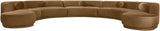Avra - 192" Velvet Performance Fabric Upholstered Sectional