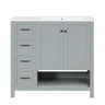 Bathroom Vanity With Sink Top, Bathroom Vanity Cabinet With 2 Doors And 2 Drawers, Open Shelf