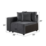 Silvester - Modular Chair w/2 Pillows