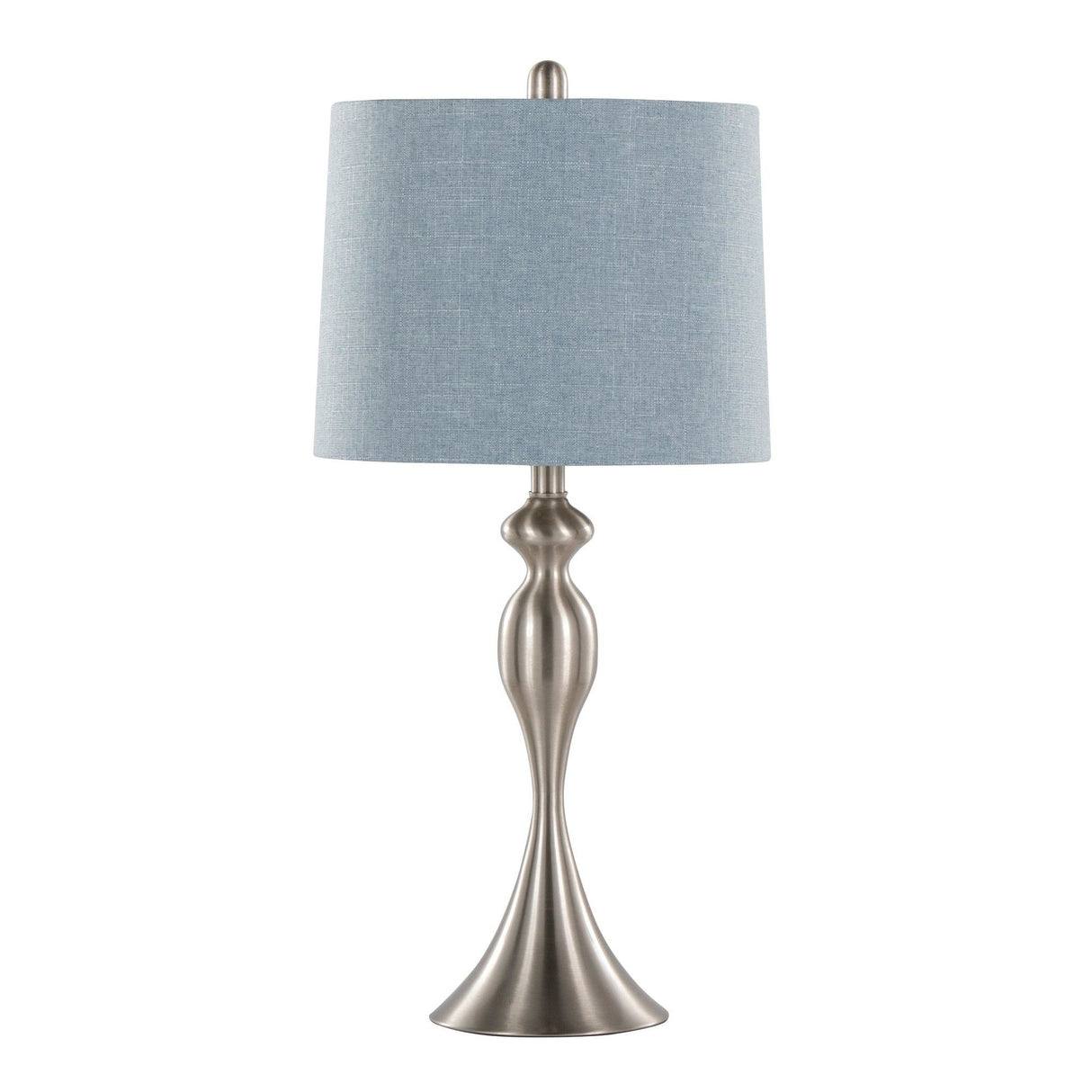 Ashland - 27" Metal Table Lamp (Set of 2) - Brushed Nickel