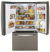 GE GFE26JMMES - 36 in. 25.6 cu. ft. French Door Refrigerator with Ice & Water Dispenser - Fingerprint Resistant Slate