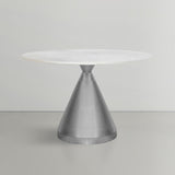 Emery - Marble/Stone Dining Table - White