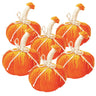 Pumpkin Ornament For Holiday Harvest Festival Fall Festival & Thanksgiving (Set of 6)