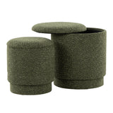 Marla - Upholstered Ottoman Set (Set of 2)