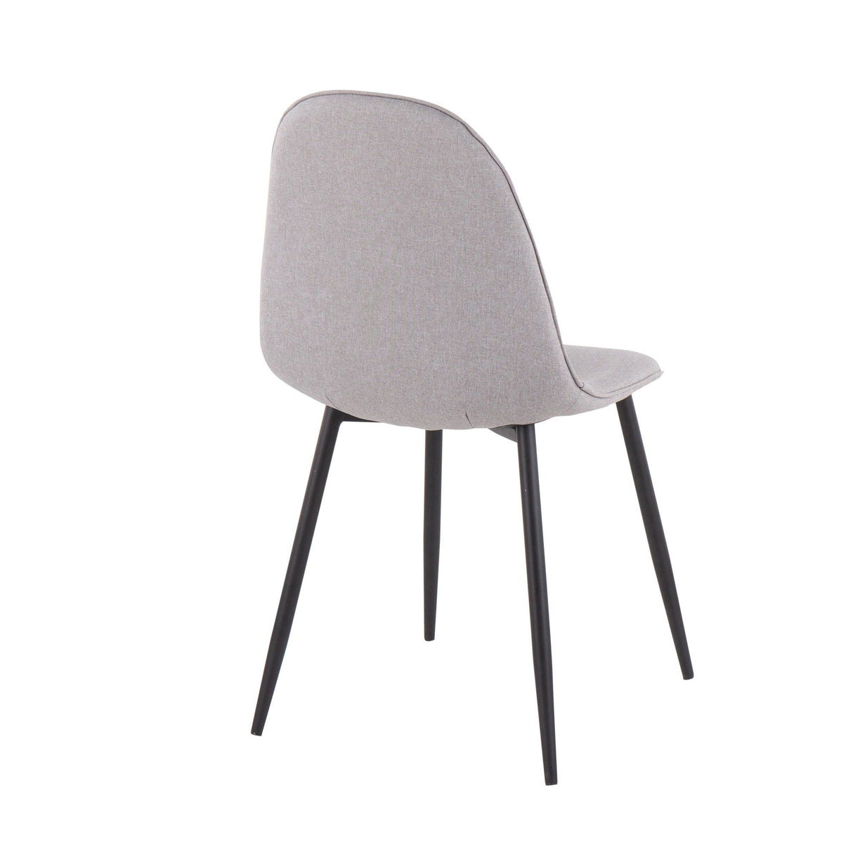 Pebble - Contemporary Chair (Set of 2) - Black Steel