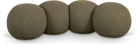 Apollo - Boucle Fabric Bench