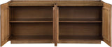 Swoon - Oak Veneer And Solid Wood Sideboard / Buffet - Brown