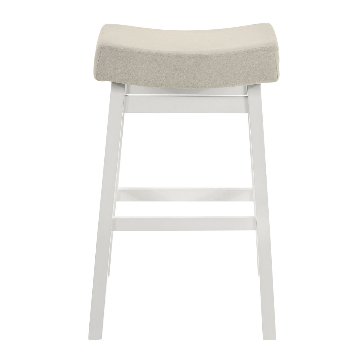 Lenon - Modern Farmhouse Wood Bar Height Kitchen Bar Stool