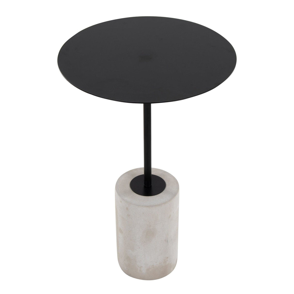 Symbol - Side Table - Concrete And Black Steel