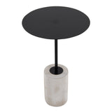 Symbol - Side Table - Concrete And Black Steel