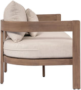 Newport - Water Resistant Fabric 86.75" Upholstered Outdoor Patio Sofa