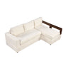 Sectional Sofa Upholstered Sofa Couch With Reversible Armrests For Living Room