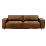 Clayton - Leather Sofa With Track Arms