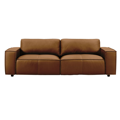 Clayton - Leather Sofa With Track Arms