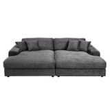 Hilde - Sectional Sofa With 4 Pillows