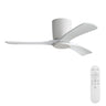 42" Flush Mount Ceiling Fan With 3 Blades, DC Reversible Motor